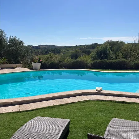 Belle Piscine Campagne Au Calme Villa Autignac (Herault)